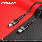 Bundle of 3 - iVolta [RC-103a] 60W BoostCharge 2m Braided Type-C to Type-C Cable