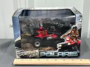 ERTL POLARIS Sportsman 335 4x4 4-Wheeler 1:18 NIB RED ATV 16
