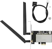 Wireless Network Card,Adapter Card NGFF to PCI‑E AC Wireless Network WiFi Converter Electronic Components, 2.4/5G NGFF M2 to PCIE AC Converter WiFi Adapter Card AX200 9260 8265 1650A.
