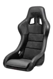 Sparco QRT C Performance Seat Fire Retardant Carbon Fabric Black 008025ZNRNR
