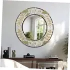 Decorative Mirrors for Wall, Round Wall Mirror 24 Inch Rustic 24"L x 24"W Gold