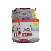 Holiday FamJams Kid's Unisex Matching Family Pajamas, 2 Piece Set 2t/3t