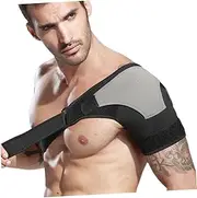 GARVALON Shoulder Brace for Outdoor Activities Compression Support Adjustable Shoulderpad