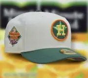 Myfitteds Houston Astros Size 7 1/4 Minute Maid Orange New Era Fitted Hat