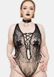 Plus What If Lace Teddy
