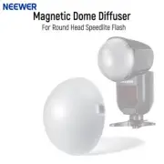 NEEWER M12 Magnetic Dome Diffuser Softbox for Z2 Z1 Round Head Flash Speedlite