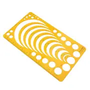 Drafting Circle Template Radius Drawing Stencil Useful Technical Tool Artist Arc