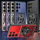 For Samsung Galaxy S25 Ultra|+ S24 FE-S20 FE A36-A05 Mag Safe Ring Stand Case