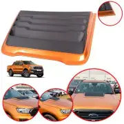 Bonnet Hood Scoop Black Pride Orange Fit Ford Ranger T6 MK2 PX2 XLT 2015-18