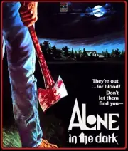 ALONE IN THE DARK 1982 CUSTOM Blu-ray Cover W/ Empty Case (No Discs) HORROR