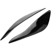 Headlights Eyebrow Eyelids Trim Cover Head Lamp Sticker For Vauxhall Opel Insignia A Standard 2008-2013 black