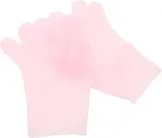Healvian 1 Pair Moisturizing Gloves Hand Masks Cosmetics Gloves Practical Gloves Dry Hand Gloves Gloves Hand Care Treatment Dry Skin Care Gloves Soft Facial Mask Sebs Pink