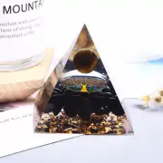 Orgone Natural Tiger's Eye Quartz Crystal Sphere Life Tree Pyramid Reiki Healing