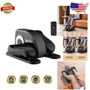 Portable Under Desk Elliptical for Seniors - Remote Control Pedal Exerciser