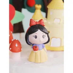 烘焙蛋糕裝飾小玲的公主夢玩偶擺件森系蘋果小公主女孩生日插牌