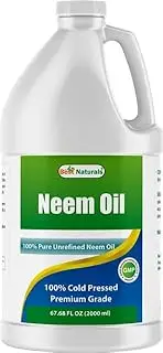 Best Naturals 100% Pure Neem Oil, 100% Cold Pressed and Unrefined - 68 OZ (2000 ML)
