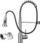 Kitchen Sink Faucet, Kitchen Faucets with Pull down Sprayer Stainless Steel Sin