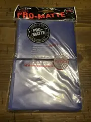 100 ULTRA PRO BLUE PRO-MATTE STANDARD SIZE DECK PROTECTORS Card Sleeves MTG