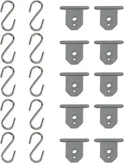 RV Awning Hooks | RV Canopy Light Clips,10X Quick-Release High-Strength Rubber Clamp for Gazebo Camping Tent Indoor Decor