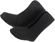 [Kisangel] Warm Boot Liner Plush Liner Socks for Hiking Boots Winter Cold Weather Insoles Footwear Accessories