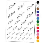 Silly Rubber Chicken Temporary Tattoo Water Resistant Set