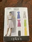 Vogue New Uncut Pattern Size 16-24 Dress V8667