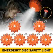 6Pack LED Road Flare Emergency Roadside Safety Beacon Strobe Warning Lights