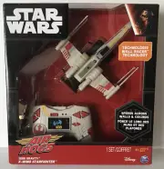 STAR WARS AIR HOGS REMOTE CONTROL ZERO GRAVITY X-WING STARFIGHTER WALL RACER
