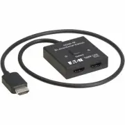 Eaton Tripp Lite Series 2x1 Bi-Directional HDMI Switch - 4K 60 Hz, HDR, HDCP Pas