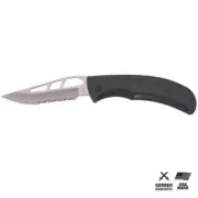 NEW GERBER E-Z OUT SKELETON SERRATED ONE HAND OPENING FOLDING KNIFE 46751