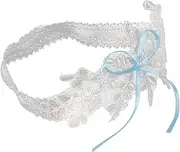 [DEARMAMY] Wedding Bride Lace with Bowknot Elastic Leg for Bridal Accessories for Engagement Parties Anniversaries and Special Occasions Delicate and Comfortable Design