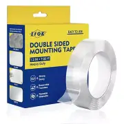 Double Sided Tape Heavy Duty, Nano Tape Mounting Tape Clear Multipurpose Stro...