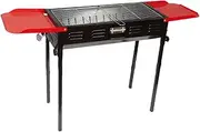 B Baosity Portable Charcoal Grill Cookware with Side Table Multifunctional Heavy Duty Barbecue Grill for Outdoor Home Picnic Travel