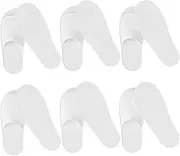 Slippers for Women & Men – 6 Pairs Linen Disposable Slippers (3 Open Toe, 3 Closed Toe) – Soft, Breathable, Non-Slip for Hotel, Spa, House, Rental, Travel, Wedding, White, White, 11 Women/10 Men