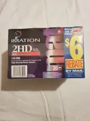 imation 2hd mac 2HD 1.40 mb high density 30 3.5 diskettes