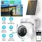 Solar Home Security Camera System Wireless WiFi CCTV Camera Night Vision Outdoor