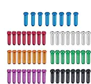 Bike Cable Cables, Brake Cable End Caps - 56x Aluminum Alloy Bike Cable Terts Times - Portable Shifter Inner Tips, Cycling Components and Parts for Road Mountain Cycle