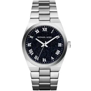 Michael Kors 璀璨繁星經典大錶盤腕錶-藍/38mm