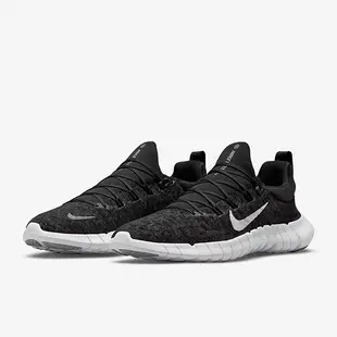 NIKE 女 W NIKE FREE RN 5.0 NEXT NATURE 編織慢跑鞋 CZ1891001 US5.5 黑