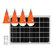 YH1009-4 4 Led bulbs Outdoor Camping Tent Bulb Solar Remote Bulb With Panel