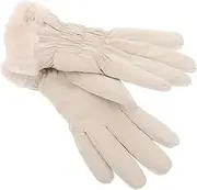 [WHAMVOX] Girls’ Touchscreen Winter Gloves with Lining Insulated Touch Screen Gloves Furry Exterior Gloves for Warmth in Cold Weather