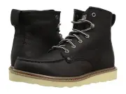 Caterpillar - Glenrock Mid Black Men's Moc Toe Work Boots -Lightweight