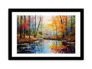 Rainbow Tree Art Framed Print