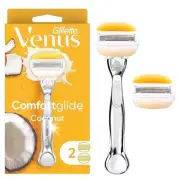 Gillette Venus Comfortglide Olay Razor + 2 Blades