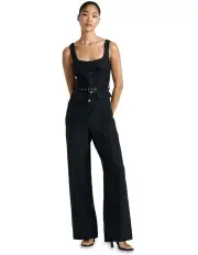 [Cue] Safari Pocket Jumpsuit in Black