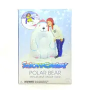 Snowcandy Snow Bunny Inflatable PVC Snow Sled 40" X 25.5” By Poolcandy