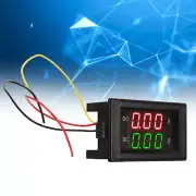 Car 2 In 1 Volt Amp Meter 600V 20A Dual Digital Display LED Ammeter Voltmeter