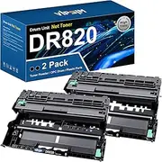 VIPSIM DR820 Drum Replacement for Brother DR820 DR-820 Drum to Use with HL-L6200DW MFC-L5850DW HLL6200DW MFC-L5900DW MFC-L5700DW HL-L5200DW MFC-L6800DW Printer (2 Black)