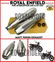 Royal Enfield Interceptor 650 & GT 650 “MATT FINISH EXHAUST” (for: Royal Enfield)