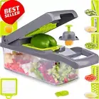 Vegetable Chopper, 15-in-1, Mandoline Slicer, Dicer, Cutter, Kitchen Gadgets